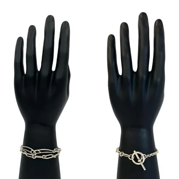 Hermes Chaine D'ancre Punk Bracelet Chain - Picture 2 of 6